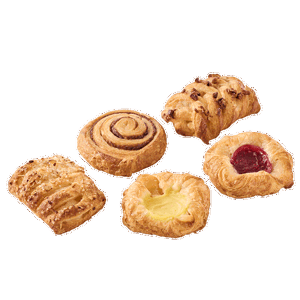 Mini Danish Pastries Mix, 5 variants