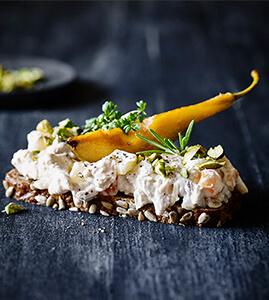 Øko Solsikkerugbrød bred form