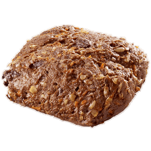 Rye Snack with Carrots and Raisins