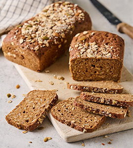Glutenfri Mørk Brød