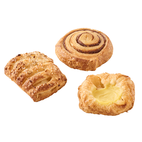 Mini Danish Pastries Mix, 3 var.