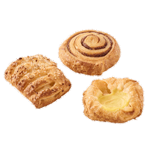 Mini Danish Pastries Mix, 3 variants