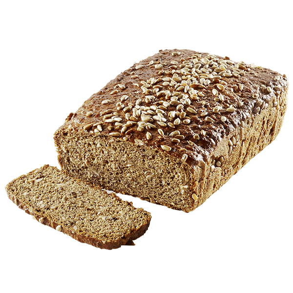 Øko Solsikkerugbrød bred form