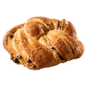 Twisted Bun with Chocolate Chips