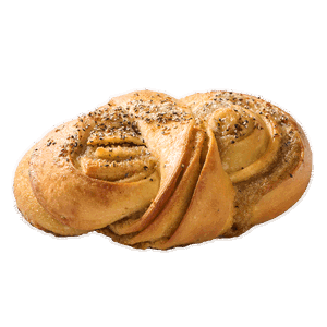 Twisted Cardamom Bun with Butter